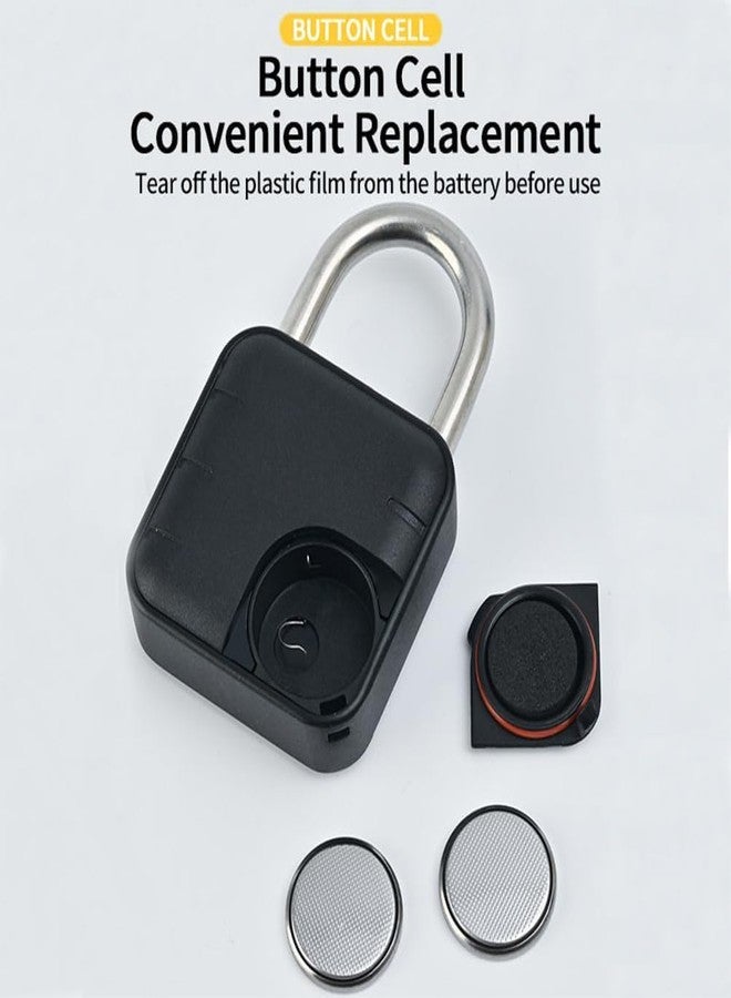 SMILEDRIVE® Aluminum Combination Lock Digital Mini Padlock- Ip67 Waterproof with 6-Digit Password and 1 Year Standby - Image 5
